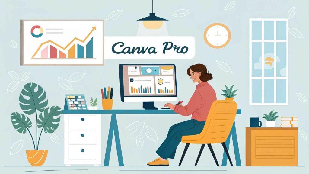 ffiliate promoting Canva Pro with blog and social media content