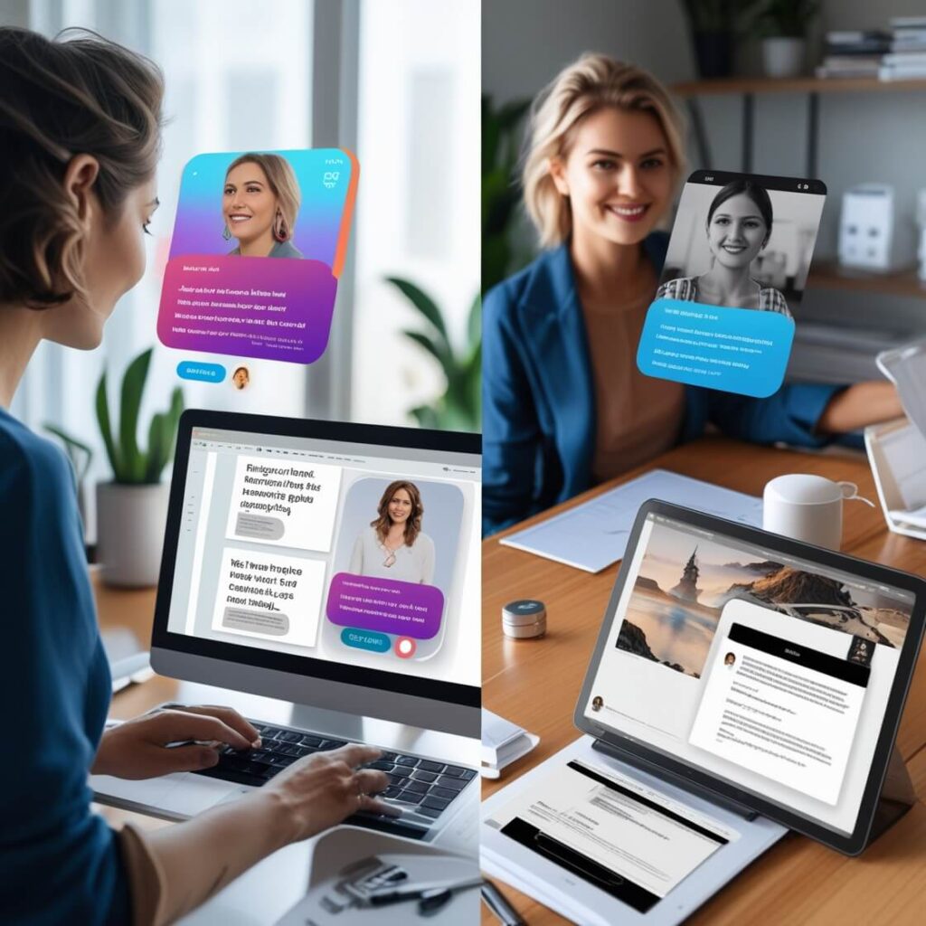 Visual breakdown of different freelance gigs powered by AI writing tools
