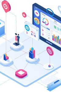 AI automation dashboard connecting tools and platforms for online income